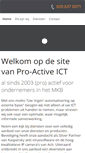 Mobile Screenshot of pro-active-it.nl