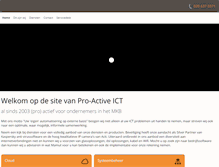 Tablet Screenshot of pro-active-it.nl